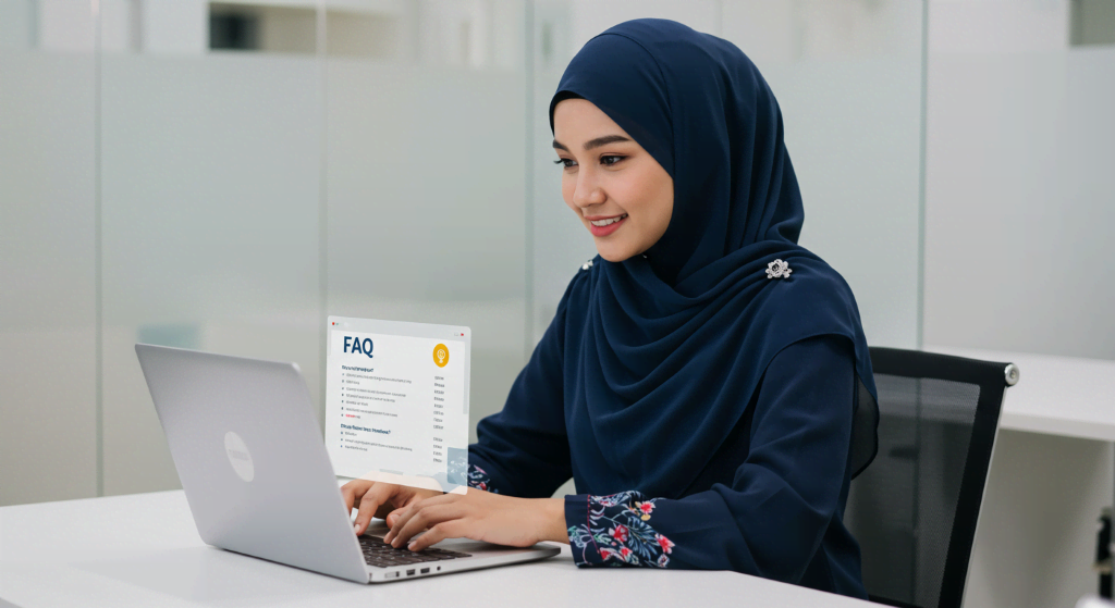 Soalan lazim tentang kurus tanpa bersenam, wanita muda mencari jawapan di internet