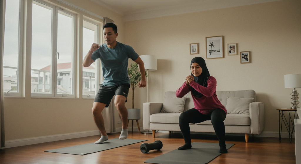 Senaman di rumah untuk kurus dalam 7 hari, cara kurus dalam 7 hari.